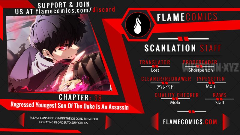 The Regressed Son of a Duke is an Assassin - Chapter 98 Page 1