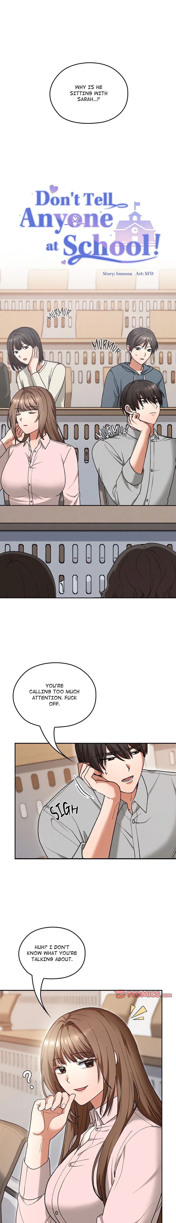 Don’t Tell Anyone at School! (Uncensored) - Chapter 6 Page 8