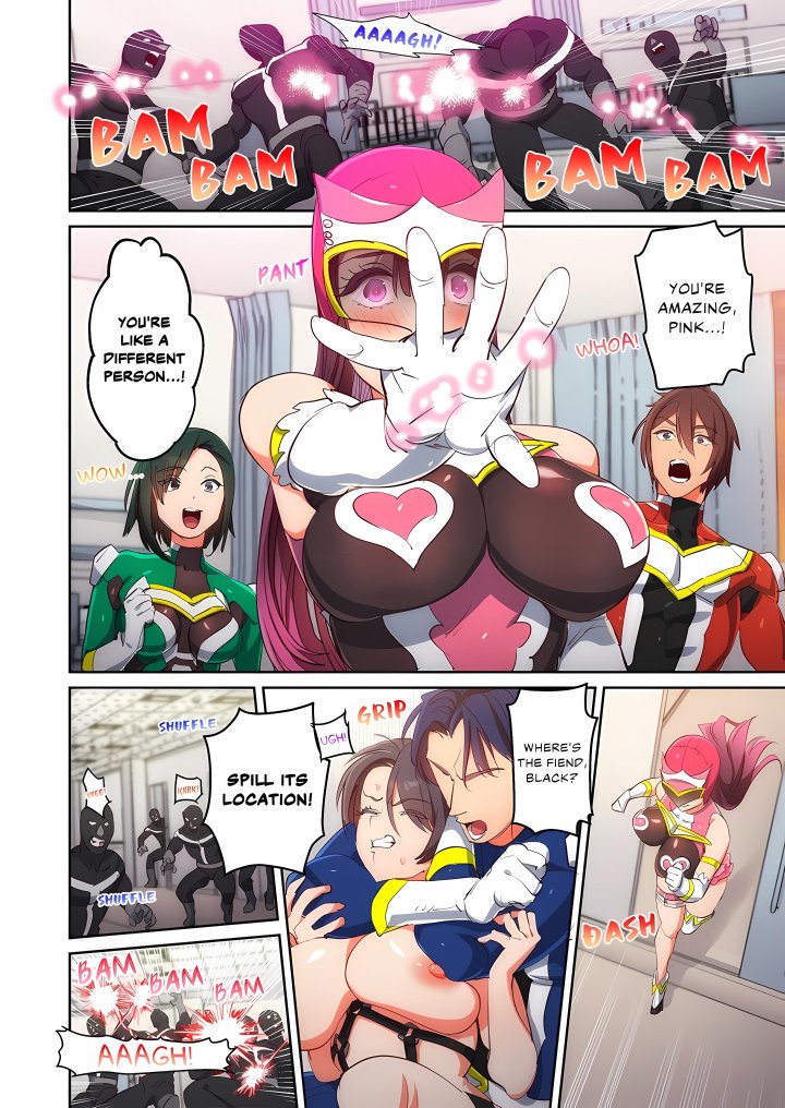 Pitiful Ranger Pink: I’m Such a Disgrace, but It Feels So Good! (Uncensored) - Chapter 22 Page 2