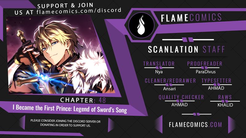 I Became the First Prince: Legend of Sword’s Song - Chapter 48 Page 1