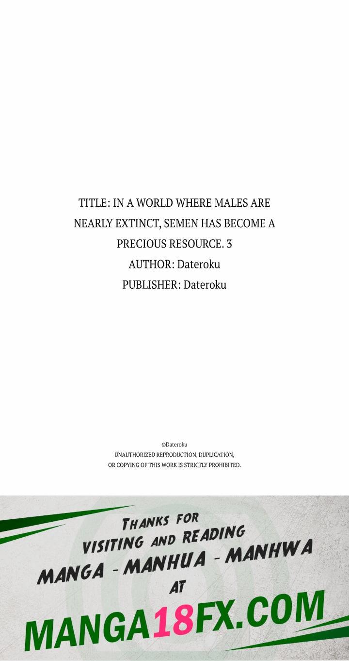 In a World Where Males Are Nearly Extinct, Semen Has Become a Precious Resource - Chapter 29 Page 154